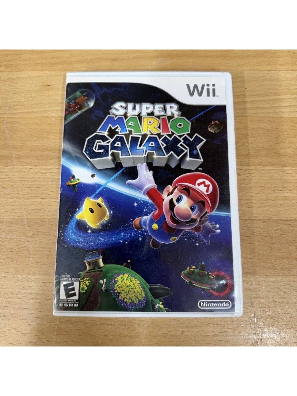 Nintendo Super Mario Galaxy Wii Video Game Complete Cib
